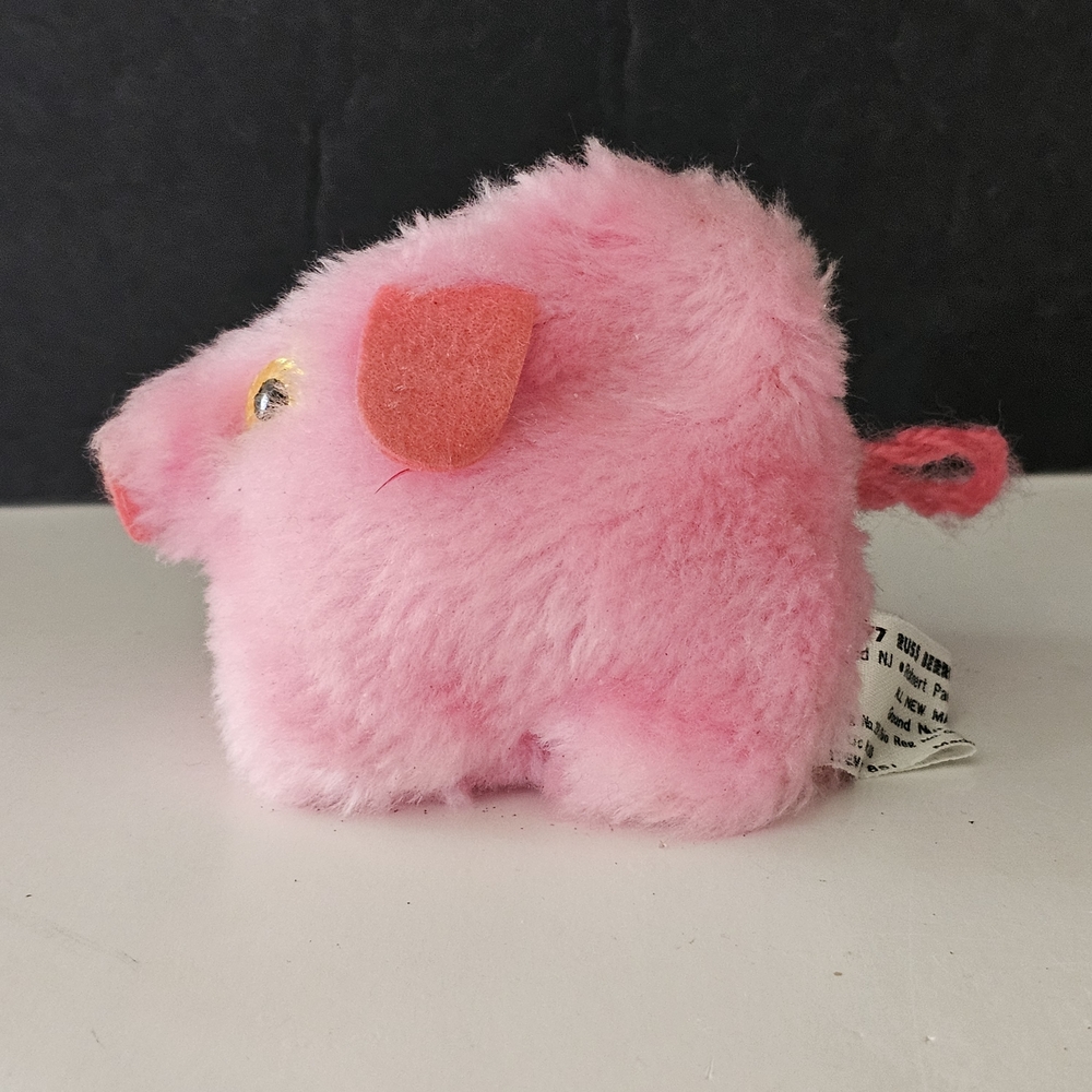 1977 Russ Plush Pink Pig Toy for Small Pets - Picture 4 of 11